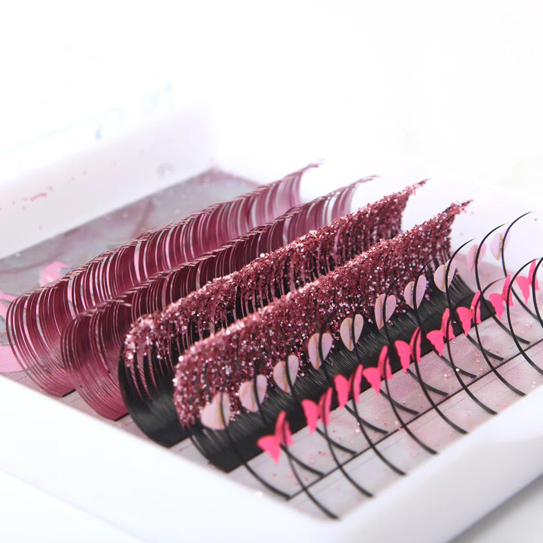 Pink decal mini tray