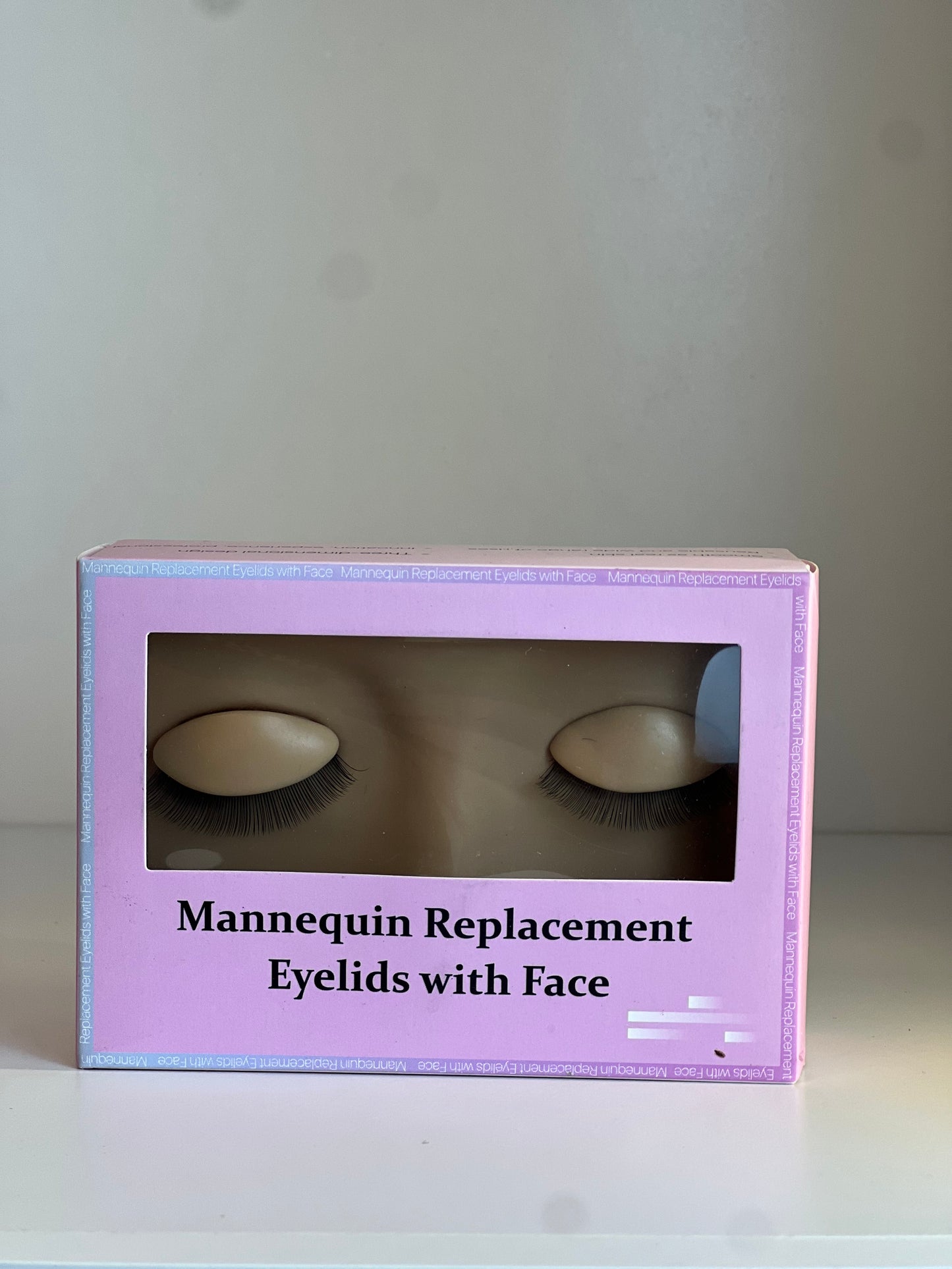 Mannequin Replacement Eyelids with Face
